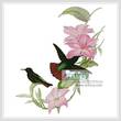 cross stitch pattern Hummingbirds