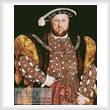 cross stitch pattern Henry the VIII