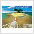cross stitch pattern Island Painting