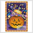 cross stitch pattern Jack O' Lantern