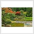 cross stitch pattern Japanese Garden  Seattle 
