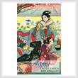 cross stitch pattern Japanese Ladies