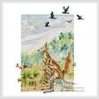 cross stitch pattern Kangaroo