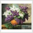 cross stitch pattern Lilacs