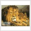 cross stitch pattern Lion and Lioness
