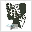 cross stitch pattern Lady Silhouette 3
