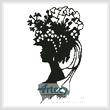 cross stitch pattern Lady Silhouette 6