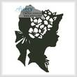 cross stitch pattern Lady Silhouette 4