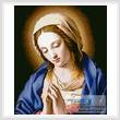 cross stitch pattern Madonna Praying