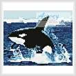 cross stitch pattern Mini Whale 