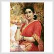 cross stitch pattern The Maharashtrian Lady