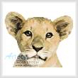 cross stitch pattern Mini Lion Cub