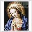 cross stitch pattern Mini Madonna Praying