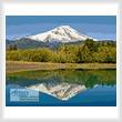 cross stitch pattern Mount Baker