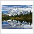 cross stitch pattern Mount Shuksan