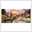 cross stitch pattern Morning Sunlight
