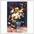cross stitch pattern Mums in a Porcelain Vase