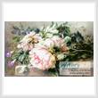 cross stitch pattern Still life with Peonies   Morning Glory