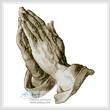 cross stitch pattern Praying Hands 2
