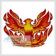 cross stitch pattern Phoenix
