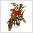 cross stitch pattern Parakeets