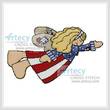 cross stitch pattern Prim American Angel