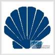 cross stitch pattern Shell Design 1
