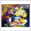 cross stitch pattern Still Life with Pomegranate
