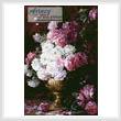 cross stitch pattern Still Life of Roses in a Vase