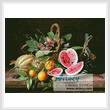 cross stitch pattern Still Life with Fruit