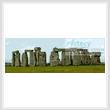 cross stitch pattern Stonehenge