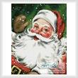 Cross stitch pattern Santa