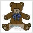 cross stitch pattern Teddy