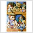 cross stitch pattern Teddies and Friends