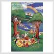 cross stitch pattern Teddy and Friends Picnic