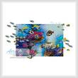 cross stitch pattern Clown Triggerfish