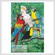 cross stitch pattern Tropical Birds