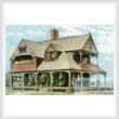 cross stitch pattern Victorian House 3
