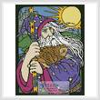 cross stitch pattern Wizard 1