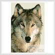 cross stitch pattern Wolf 3