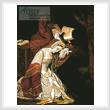 cross stitch pattern Anne Boleyn in the Tower