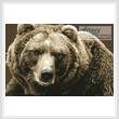 cross stitch pattern Brown Bear