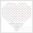 cross stitch pattern Blackwork Heart