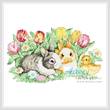cross stitch pattern Cute Easter Bunnies