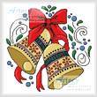 cross stitch pattern Christmas Bells 2
