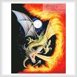 cross stitch pattern Dragon Fire