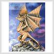 cross stitch pattern Dragon Rock