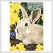 cross stitch pattern Easter Bunny