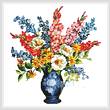 cross stitch pattern Floral Display 1