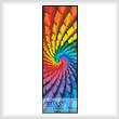 cross stitch pattern Fractal Bookmark 2